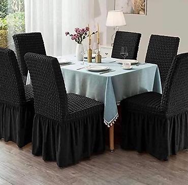 Prekrivači za nameštaj: Prekrivaci Za stolice Sa karnerom
Set Od 6 komada Za Samo 2800 dinara💞 — 9