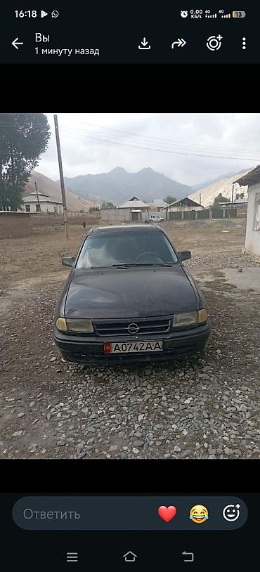 gak aion v: Opel Astra: 1993 г., 1.8 л, Механика, Бензин, Хэтчбэк — 1