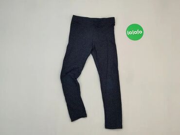 Spodnie: Spodnie, 6 lat, wzrost - 116 cm., wzór - Groszek, kolor - Niebieski