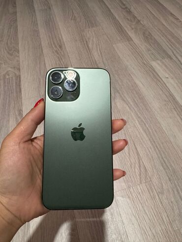 Apple iPhone: IPhone 13 Pro Max, Б/у, 256 ГБ, Alpine Green, Чехол, Коробка, 86 %