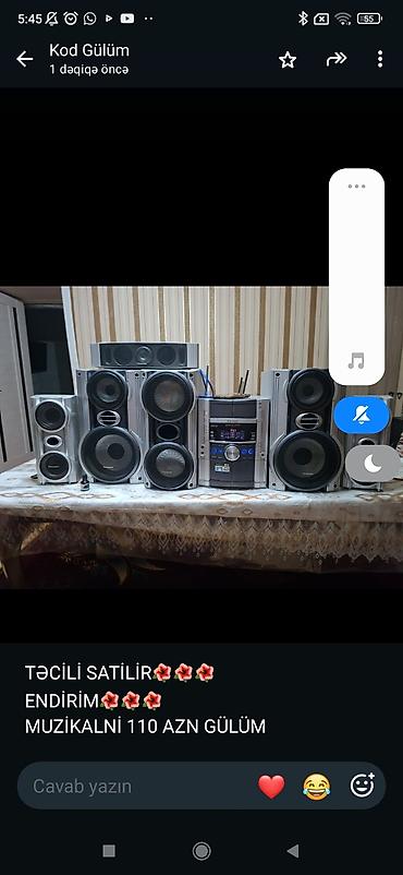 sony a6100: Musiqi Mərkəzi və Akustik Sistem Dəsti - Bir neçə blokdan ibarət — 1