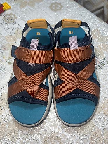 Детская обувь: Next сандали, кеды и туфли. Новые Сандали синие/голубые — 11