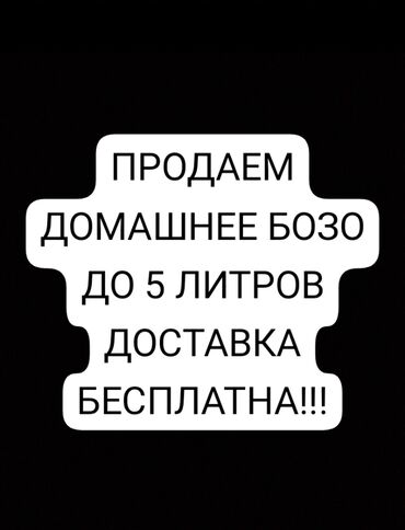 Другие услуги: ДОМАШНЕЕ БОЗО!!! ДО 5 ЛИТРОВ БЕСПАЛАТНАЯ ДОСТАВКА 1 ЛИТР 70СОМ САМАЯ