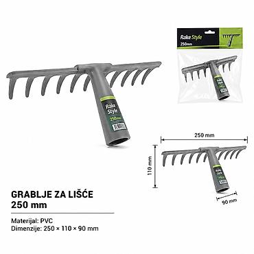 KMT 10 grabulje zakovica 501796 Praktičan set od 10 grabulja/zakovica