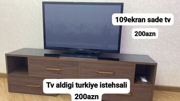 samsung 109 ekran tv: İşlənmiş Televizor Samsung 43" HD (1366x768), Ünvandan götürmə