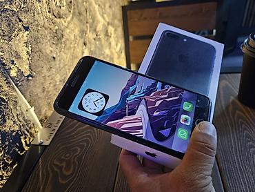redmi note 15c: IPhone 7 Plus, Б/у, 32 ГБ, Черный, Коробка, 76 % — 7