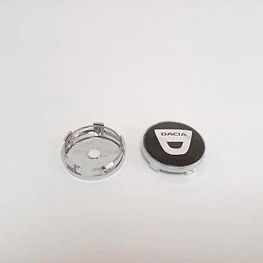 Gume i felne: ČEPOVI POKLOPCI ZA FELNE DACIA 60 MM / 57 MM - CRNI | ORIGINALNI — 1