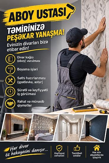 bolt catdirilma elaqe: Tecrubeli aboy ustasi,gorulen her bir işine cavabdehdi,aboy elde etmek — 1