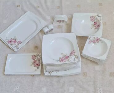 Nahar dəstləri və servizlər: Nahar dəsti, rəng - Ağ, Farfor, 6 nəfərlik, Türkiyə — 2