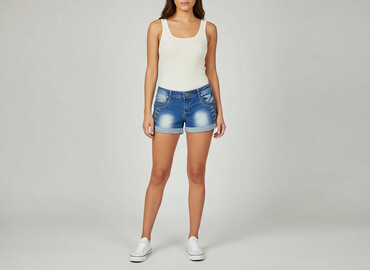szorty levis 501 damskie: Shorts for women, size M