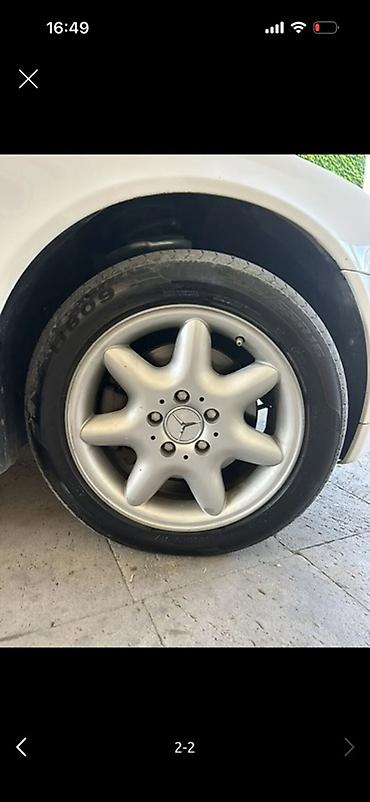 r16 mersedes: Mercedes-Benz C-Class (S203) universal kuzov, gümüşü rəng. Mühərrik — 1