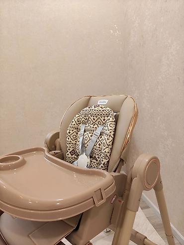 Yemək masaları, oturacaqları: Uşaq yemək stulu – Kidilo ✓ Yellənir, manual idarə olunur ✓ Rahat — 3
