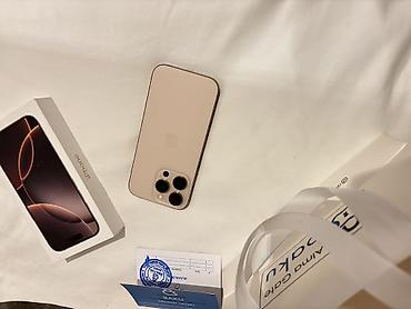apple iphone 17: IPhone 16 Pro, 128 GB, Desert Titanium, Face ID — 1