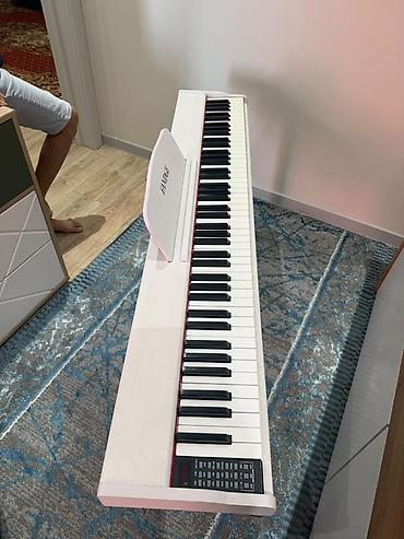 станок для значков: Цифровое пианино FANDGE (белое) - Полноразмерная клавиатура на 88 — 1