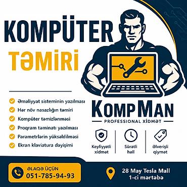 komputer i9: Ucuz kompüter təmiri və pulsuz diaqnostika. Endrim kompaniyalarımızdan — 1