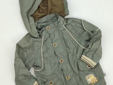 szare jeansy z wysokim stanem: Jacket, 12-18 months, condition - Very good