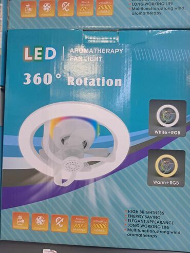 Podni ventilatori: Вишенаменски шарени десктоп мали вентилатор Опис — 8