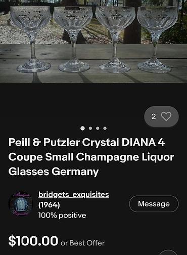 gitare cene: Case lux case P i P,kristal,rucni rad iz 50,60ih.godina — 2