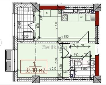 Куплю земельный участок: 1 комната, 34 м², Элитка, 12 этаж