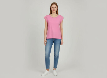 sinsay czarne t shirty: T-shirt damski, rozmiar L