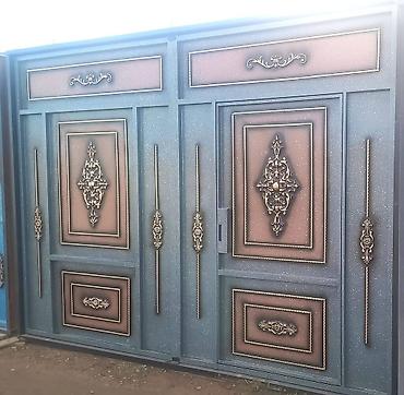 Həyət darvazaları: 650manatdan bawlayan qiymetlerle istenilen olcude sifariw qebul olunur — 3