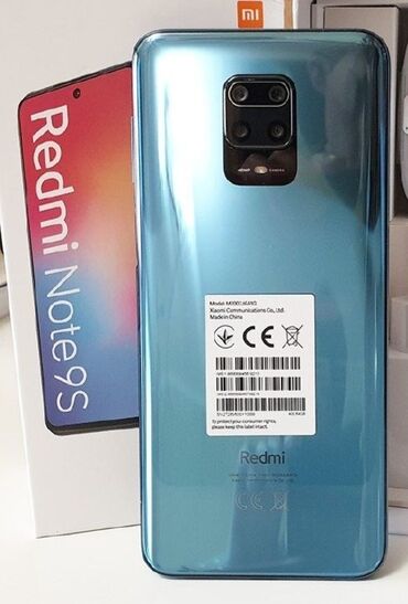 экран на кондиционер: Redmi Note 9S, 64 ГБ, цвет - Зеленый, С документами