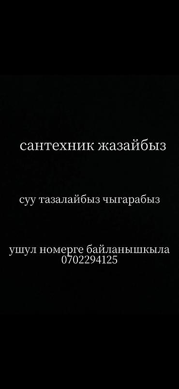 Сантехнические услуги и очистка воды. Предлагаются:3 - Монтаж и at lalafo.kg Сантехнические услуги и очистка воды. Предлагаются:3 - Монтаж и