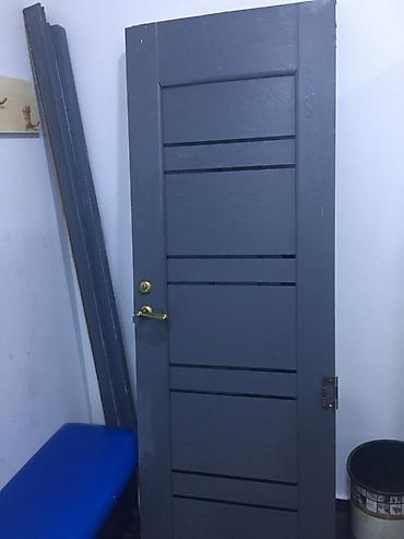 Məhsul: Otaq qapıları (2 model) - Model 1: Tünd boz rəngli, üfüqi