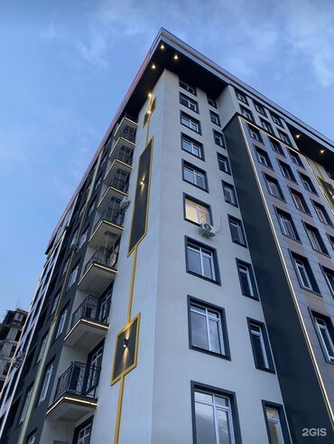 квартиры в городе бишкек: 1 комната, 43 м², Элитка, 8 этаж, ПСО (под самоотделку)