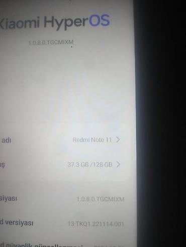 iphpne 11: Redmi Note 11, 128 GB, rəng - Boz — 3