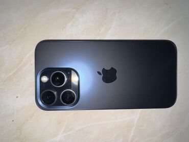 ноутбуки айфон: IPhone 15 Pro, Б/у, 128 ГБ, Blue Titanium, Кабель, 100 %