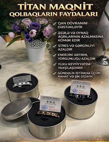 Tiens (Tianshi) təzyiq qolbaqları (titan/maqnit qolbaqlar) orqanizmin