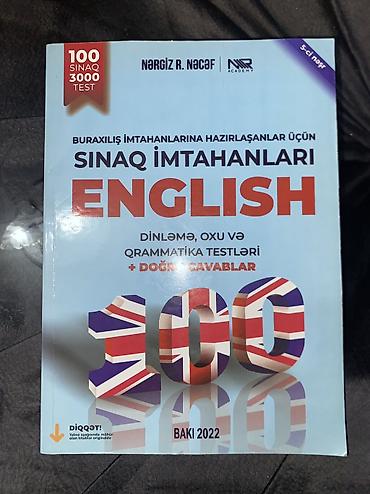 Testlər: Nərgiz Nəcəf. English. 100 sınaq Buraxılış imtahanına hazırlaşanlar — 1