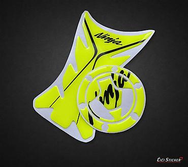 cebad cene: Kawasaki Ninja 3D Tank Protector Set – Fluo Žuti - 2819 Kawasaki — 3