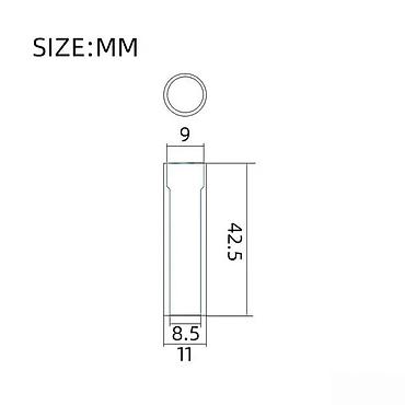 velika gitara: ROSEWOOD TUBE HEADSTOCK TRUSS ROD ČEP | Slanje po dogovoru ili lično — 2