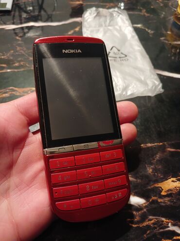 Nokia: Nokia Asha 230, < 2 GB Memory Capacity, rəng - Qırmızı, Zəmanət, Düyməli — 3