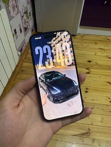 iphone 15 2 el: IPhone 15, 128 GB, Qara, Face ID — 10