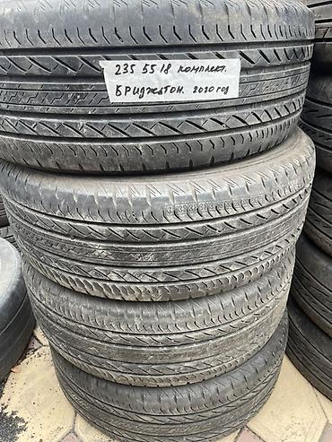 work r18: Шины 235 / 55 / R 18, Лето, Б/у, Комплект, Легковые, Bridgestone — 1