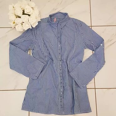 terranova novi sad: M (EU 38), Plaid, color - Light blue