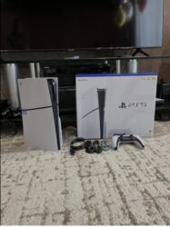 дисковод: PS5 Слим модель комплект полный, все необходимые провода и 1 шт