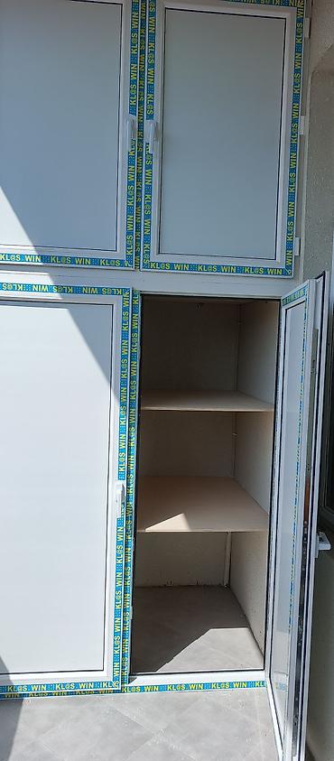 plastik dolab: PVC materialdan hazırlanmış balkon/eyvan üçün saxlama dolabı - — 2