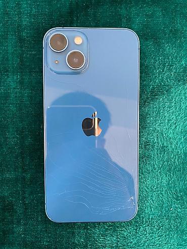 Apple iPhone: IPhone 13, Б/у, 128 ГБ, Голубой, 76 % — 1