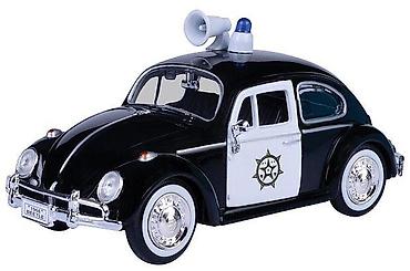 bozicni voz igracka: Auto Volkswagen Beetle Police 1:24 Detaljna replika policijskog — 1