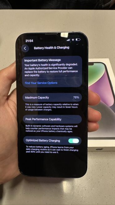 Apple iPhone: IPhone 14, 128 GB, Mavi, Face ID — 7