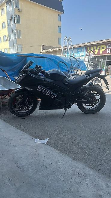 каски для детей: Спортбайк Kawasaki, 400 куб. см, Бензин, Взрослый, Б/у — 2