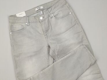 srebrne legginsy: Forever 21, Jeansy damskie, rozmiar L
