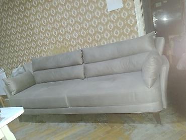 Divanlar: Müasir dizaynlı geniş divan - Rəng: açıq boz/bej tonlarında neytral — 3