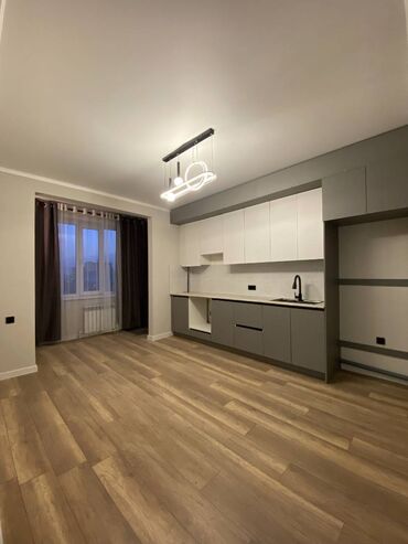 квартира бишкек одно комнатный: 1 комната, 55 м², Элитка, 12 этаж, Евроремонт