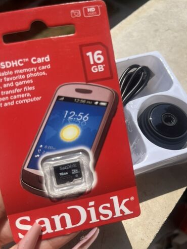 SanDisk markalı 16 GB yaddaş kartı, mobil telefonlar, planşetlər