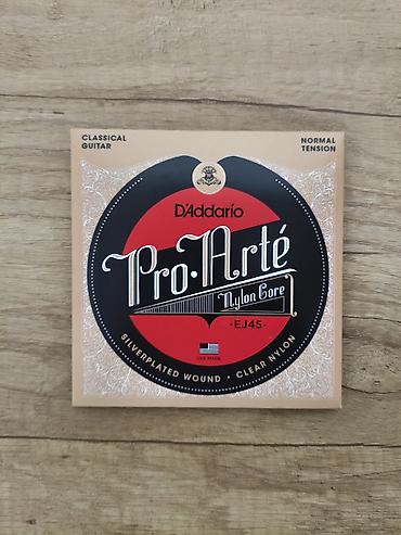 Гитары: Нейлоновые струны для классической гитары D’Addario Pro-Arté EJ45 — 3